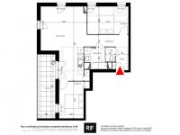T3 de 72 m² avec pièce à vivre de 35 m²