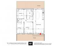 T4 de 77 m² avec balcon et parking