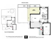 T3 de 76 m² avec loggias