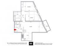 T3 de 66 m² avec une terrasse de 19 m²