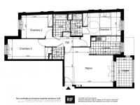 T2 de 65 m² avec terrasse de 19 m²