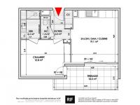 T4 de 145 m² avec loggias