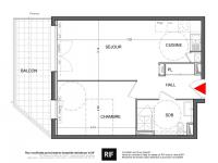 T4 de 80 m² avec balcons et parking