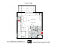Appartement T3 de 66 m² avec terrasse 27 m²