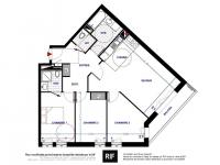 Appartement T4 de 76 m² avec terrasse et garage