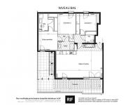 Appartement T4 de 85 m² avec terrasse 14 m²