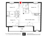 Appartement T3 de 67 m² avec vue mer