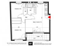 Appartement T3 de 63 m² avec terrasse et garage