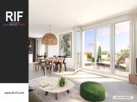 Appartement T3 de 66 m² avec terrasses et jardin de 72 m²