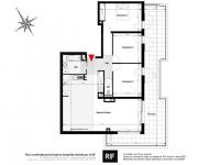 Appartement T3 de 66 m² avec terrasses et jardin de 72 m²