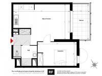 Appartement T3 de 68 m² avec terrasse et jardin de 96 m²