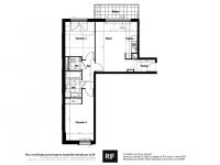 T4 de 89 m² avec un balcon de 8 m²