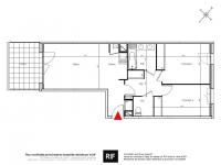 T4 de 86 m² avec terrasses