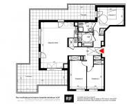 T3 62 m² avec terrasse de 15 m²