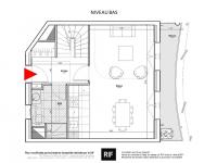 T3 de 66 m² avec terrasses
