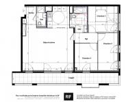 T3 de 62 m² avec balcon