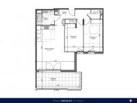 T3 de 60 m² avec terrasse et jardin de 74 m²