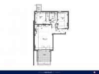 T3 de 58 m² avec terrasse et jardin de 54 m²