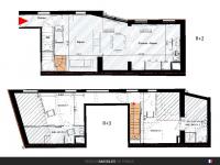 T5 de 131 m² avec terrasses de 55 m²