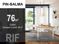 T3 de 67 m2 avec terrasses et jardin de 67 m²