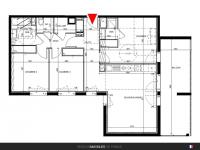 T3 de 72 m² avec terrasse de 19 m²