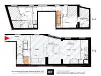 T3 de 62 m² avec balcon et parking