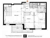 Appartement T3 de 84 m² avec terrasse 