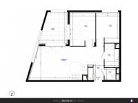 Appartement duplex T4 de 77 m² avec terrasses et jardin