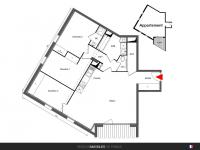 T4 de 84 m² avec balcon et parkings