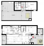 Appartement T3 de 60 m² avec terrasse de 10 m²