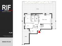 Appartement duplex T3 de 68 m² avec terrasses