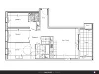 Appartement T4 92 m² avec une terrasse de 69 m²
