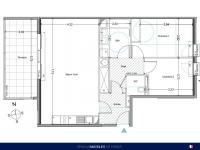 T4 de 85 m² avec terrasse 45 m²