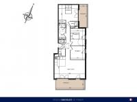 T4 de 75 m² avec balcon 19 m²