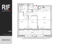 T3 de 63 m² avec terrasse 17 m²