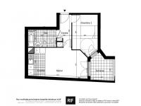 T2 de 42 m² avec terrasse