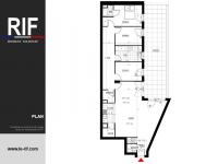 T4 de 108 m² avec terrasses de 37 m²