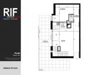 T3 de 75 m² avec terrasse 26 m²