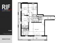 T4 de 86 m² avec balcon de 23 m²