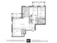 T4 de 88 m² avec loggias et parking