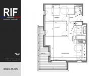 T3 de 64 m² avec balcon de 13 m²