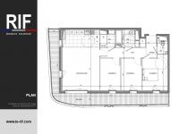 T4 de 83 m² avec balcon de 27 m²