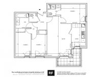 T4 de 82 m² avec balcon et parking