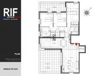 T4 de 89 m² avec deux terrasses