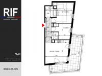 Appartement T3 de 56 m² avec terrasse de 21 m²