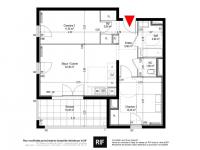 T3 de 61 m² avec terrasse de 10 m²