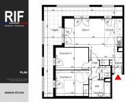 T3 de 64 m² avec loggia de 24 m²