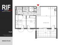 T3 de 70 m² avec terrasse de 13 m²