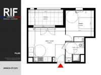 Appartement T2 de 37 m² avec terrasse