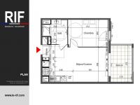 Appartement T2 de 41 m² avec terrasse